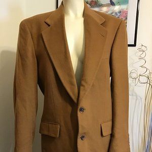 NWOT INTERNATIONAL PASSPORT BROWN CASHMERE BLAZER